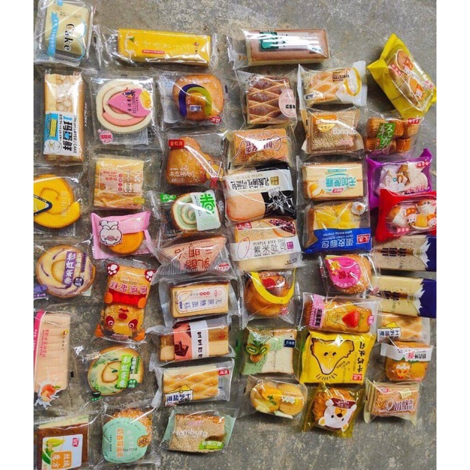 Bánh Đài Loan mix các vị thùng 500g- 2kg