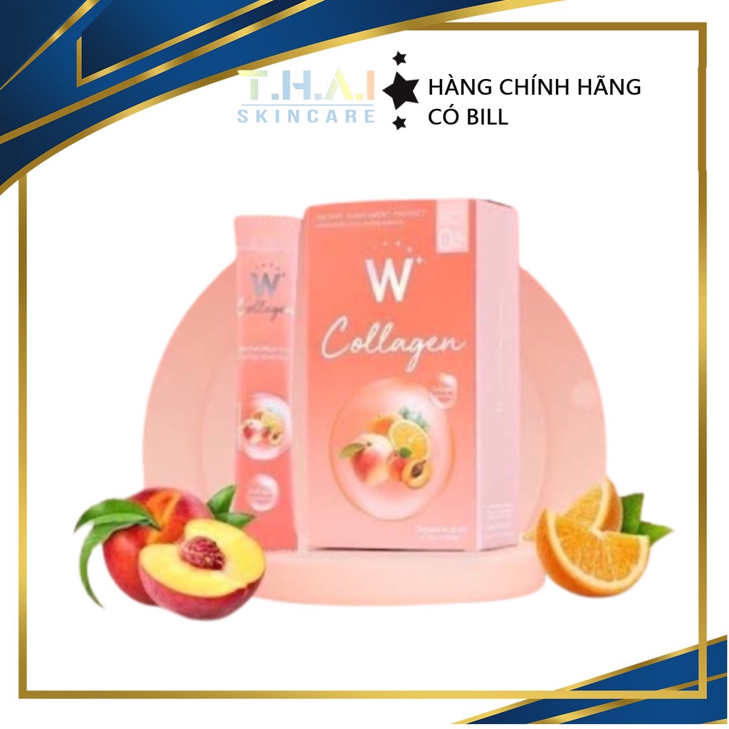 W Collagen X10 dạng thủy phân dưỡng trắng da chắc khỏe móng tóc Thái Lan