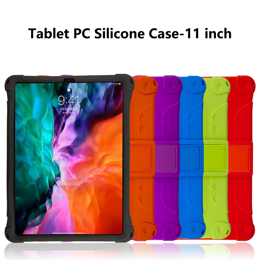 Ốp Máy Tính Bảng Silicon Mềm Có Giá Đỡ Cho ipad pro 11 12.9 mini4/5 air4/air5 10.9 ipad 5/6/7/8/9 10.2 air3/pro 10.5 9.7 air1/air2 2017/2018