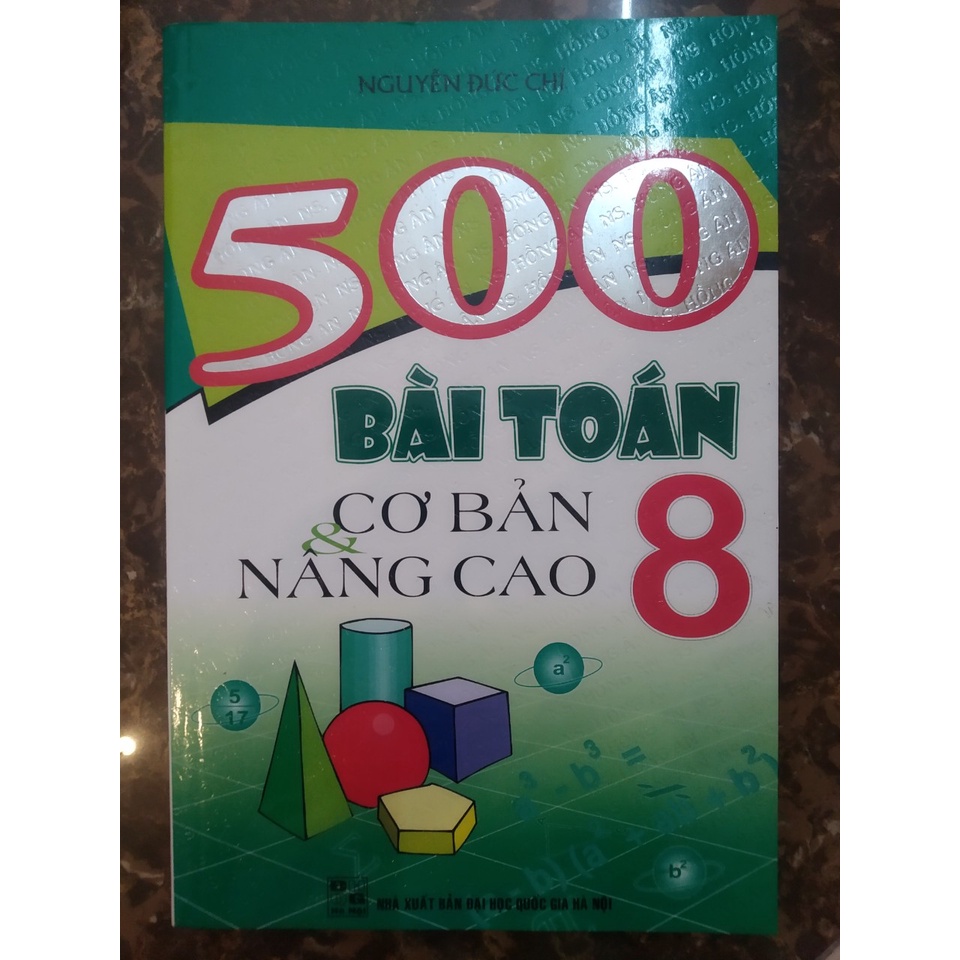 Sách - 500 Bài Toán Cơ Bản &amp; Nâng Cao 8