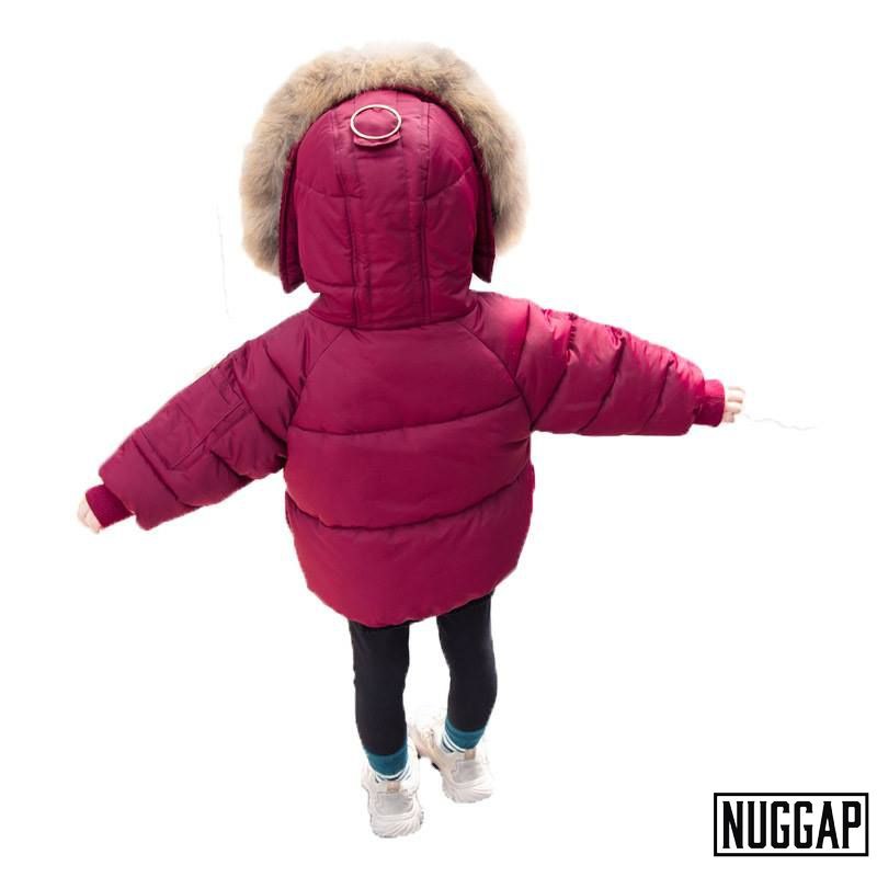 Áo Phao Dáng Dài Cho Bé Parka Xuất Xịn, Giữ Ấm Cản Gió - Nuggap - PPAR