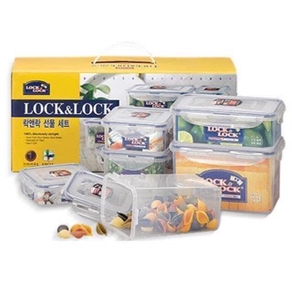 Set Lock 6 hộp nhựa