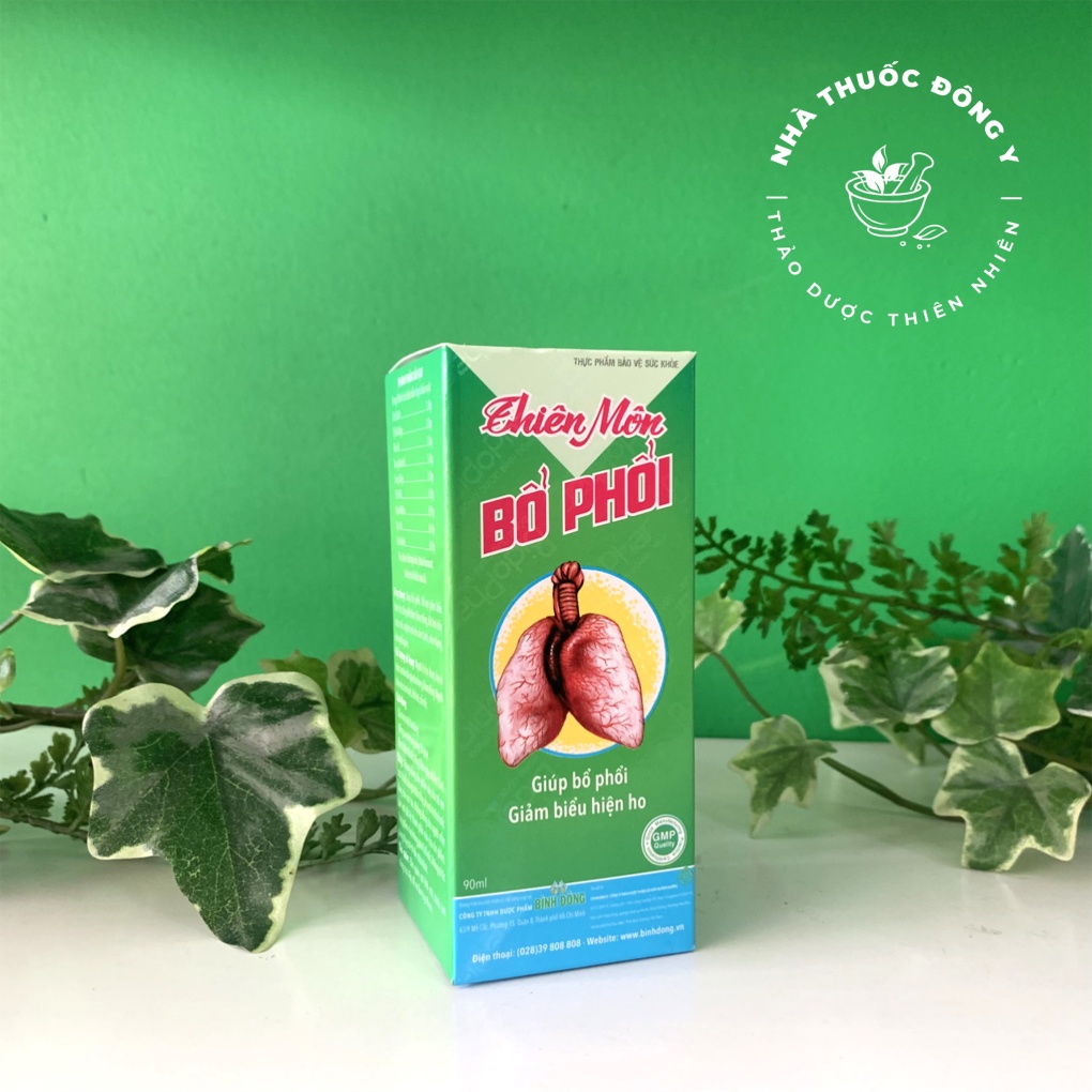 Thiên Môn Bổ Phổi Trẻ Em 90ml giúp giảm ho, đau họng, khàn tiếng ở trẻ nhỏ