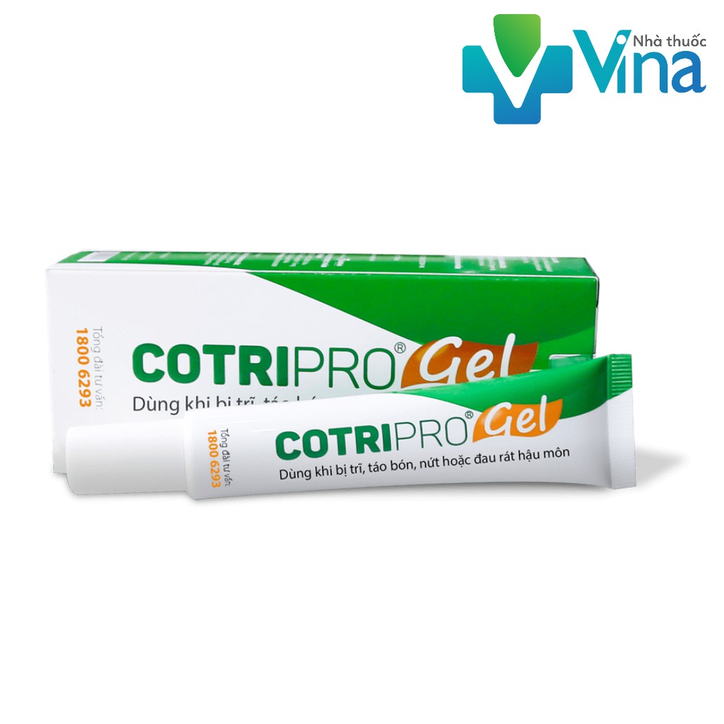 COTRIPRO gel 10g kem bôi trĩ