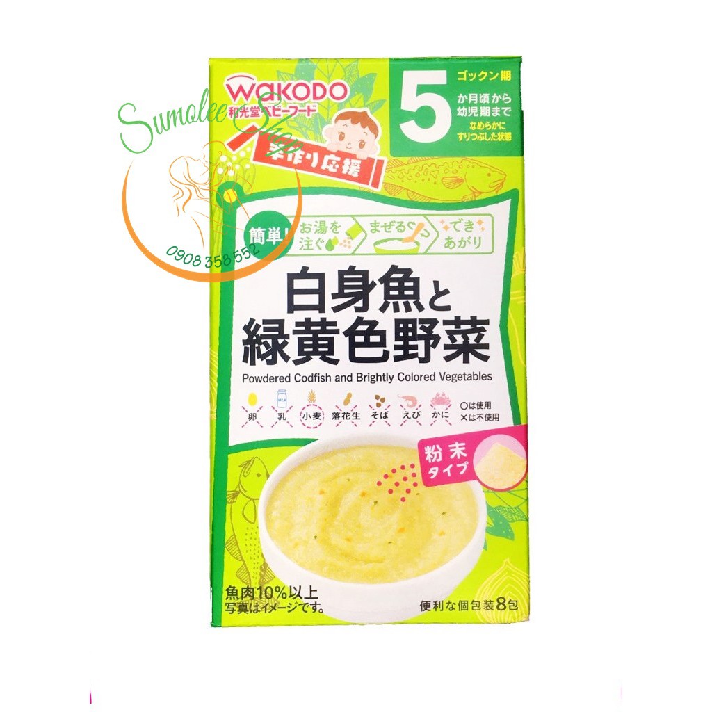 BỘT ĂN DẶM WAKODO CHO BÉ 5M - DATE 2024