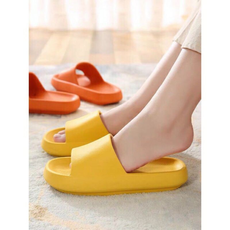 Dép bánh mì cao 3 cm chống trơn trượt