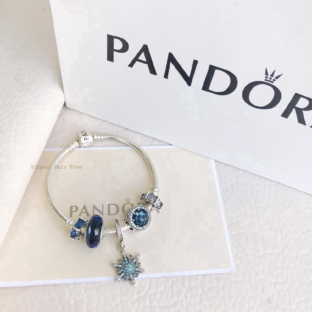 PANDORA (Hàng Mới Về) Mặt Đá Nhiều Màu Sắc Làm Quà Tặng Valentine Cho Nữ Aa03564Sfsd