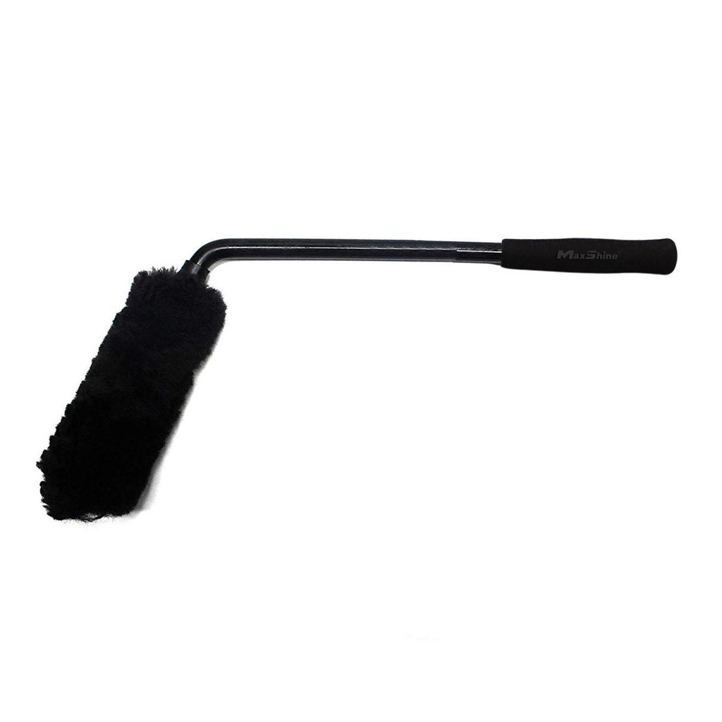 CỌ VỆ SINH MÂM VÀNH, HỐC BÁNH XE NGHIÊN GÓC 45 MAXSHINE WHEEL WOOLIE ANGLE REACH HEAD 704602 LHS