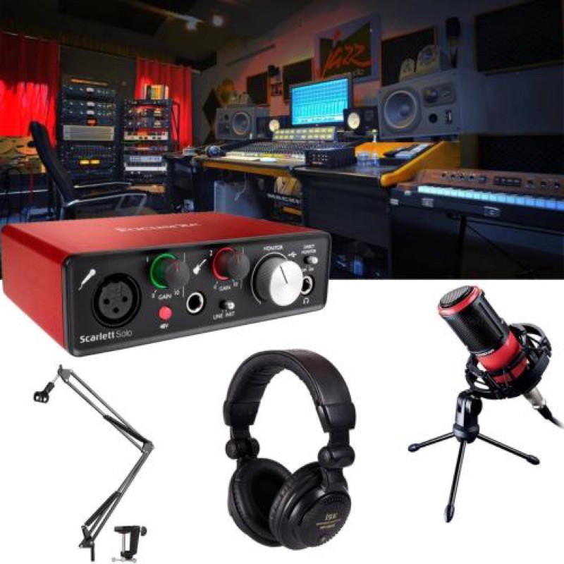 Chọn Bộ Hát Thu âm livestream Karaoke Mic TAKSTAR K320Sound Card SOLO GEN 3 Chính hãng