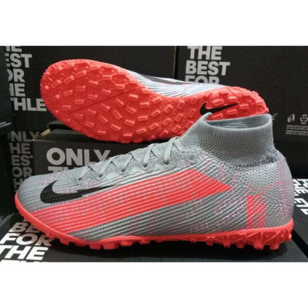 𝐓Ế𝐓🌺 NEW CH Giày đá bóng Mercurial Superfly 7 Elite TF ( Xám ) Sút Mạnh new " ˇ P : _ P:{