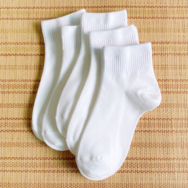 Tất vớ nam nữ cotton thoáng khí cotton cổ ngắn co giãn loại 1 Warm&Cute AD43