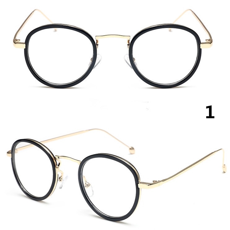 Kính mắt gọng tròn bằng kim loại phong cách retro cho nam nữ | BigBuy360 - bigbuy360.vn