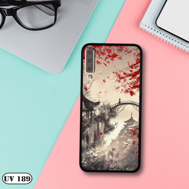 Ốp lưng nhám Samsung Galaxy A7 2018 in hình