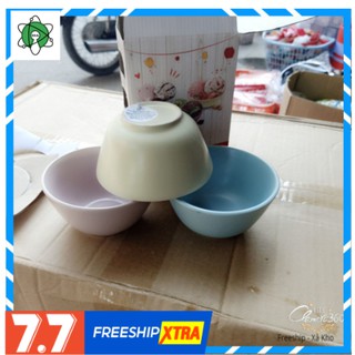 COMBO BỘ 4 Bát Ăn Cơm Chất Liệu Lúa Mạch - An toàn cho sức khoẻ cho BÉ và Gia đình