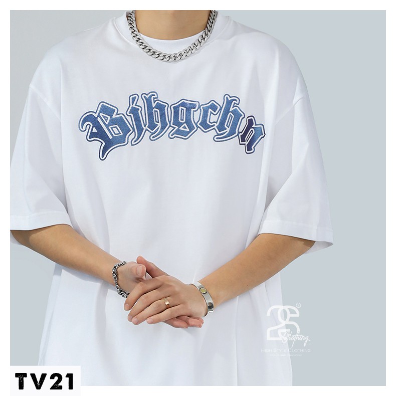 Áo Thun Tay Lỡ 2s Clothing Áo Phông StreetWear Unisex Nam Nữ Cotton Oversize Form Rộng Basic Giá Rẻ In Hình Chữ Nổi TV21