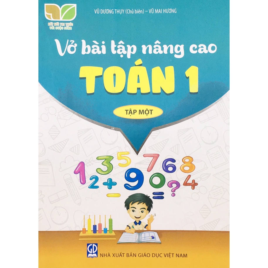 Sách Vở bài tập nâng cao toán 1 tập 1 (KN) và 3 tập nhãn vở cấp 1 72 cái