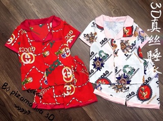 Bộ lanh lụa cát 3D bé trai 7-18kg