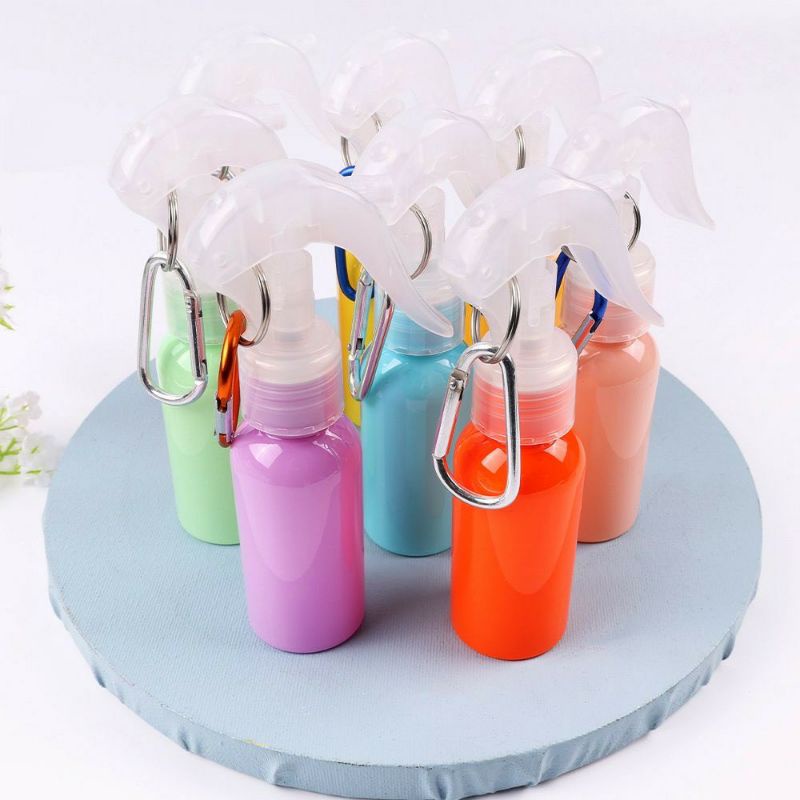 Bình xịt cồn rửa tay mini 100ml tặng kèm móc khóa nhôm (AHvn)