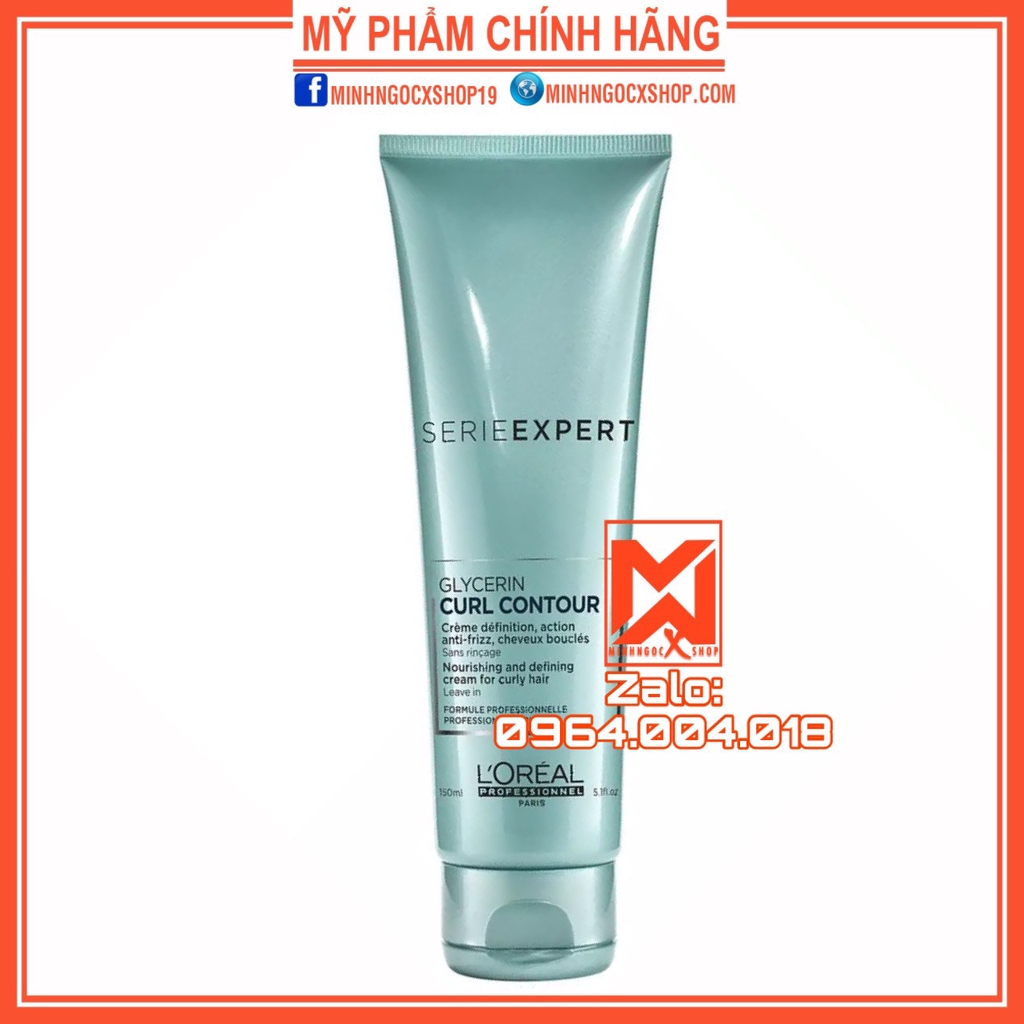 L'ORÉAL XẢ KHÔ CHĂM SÓC TÓC UỐN LOREAL SERIE EXPERT CURL CONTOUR 150ML CHÍNH HÃNG