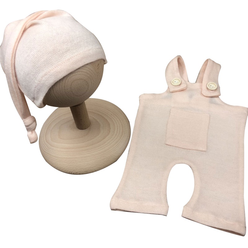 Bộ Áo Liền Quần Đuôi Gấu + Mũ Đội Dành Cho Chụp Hình Em Bé Sơ Sinh