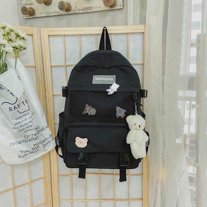 Balo Ulzzang phong cách Hàn Quốc, Balo trong suốt chống nước 602ULZ