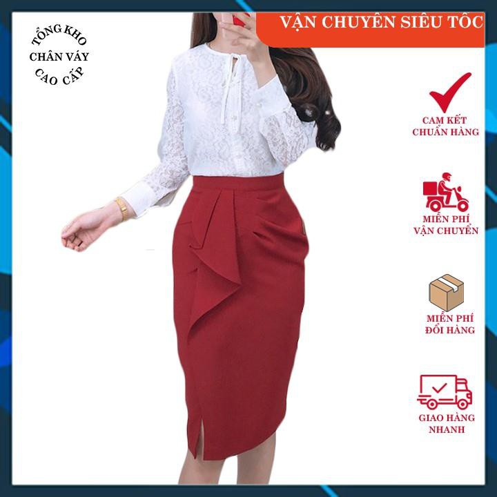 Ảnh Thật - Feedback Chân váy dáng dài bút chì công sở đẹp Tổng Kho CV10 đầm nữ xẻ trước bèo nhúng | BigBuy360 - bigbuy360.vn