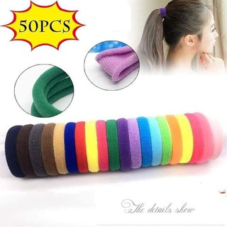 ★★★SET DÂY CỘT TÓC 100 CÁI ĐỦ MÀU
