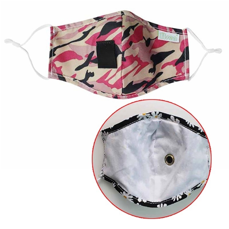 (Hàng Mới Về) Khẩu Trang Cotton Chống Bụi Thoáng Khí Họa Tiết Rằn Ri | BigBuy360 - bigbuy360.vn