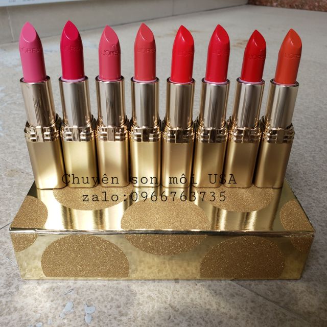 Son L'Oreal Riche Riche Lipstick 350 BritishRed | BigBuy360 - bigbuy360.vn