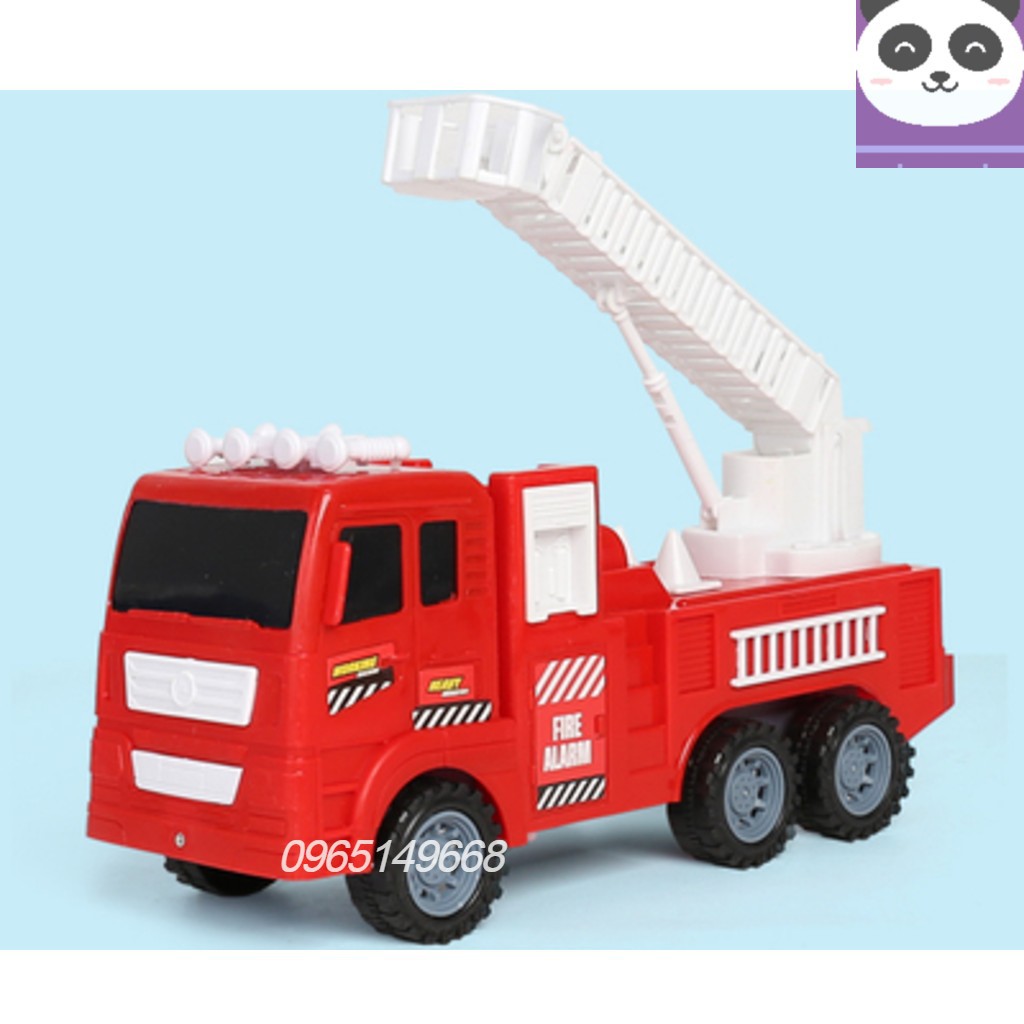 Đồ chơi xe cứu hỏa bánh đà tự động cỡ lớn cho bé