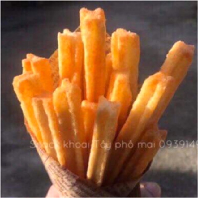 [Mã 156FMCGSALE hoàn 8% đơn 500K] 500g Khoai Tây que phô mai. | BigBuy360 - bigbuy360.vn