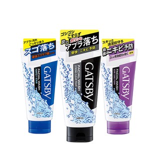 Sữa Rửa Mặt Gatsby Cho Nam_130g _ance (Facial Wash Strong Clear Foam)