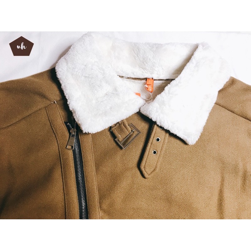 [SẴN+ẢNH THẬT] Áo khoác dạ lót lông khoá chéo Oversize Ulzzang siêu chất ❤️ | BigBuy360 - bigbuy360.vn