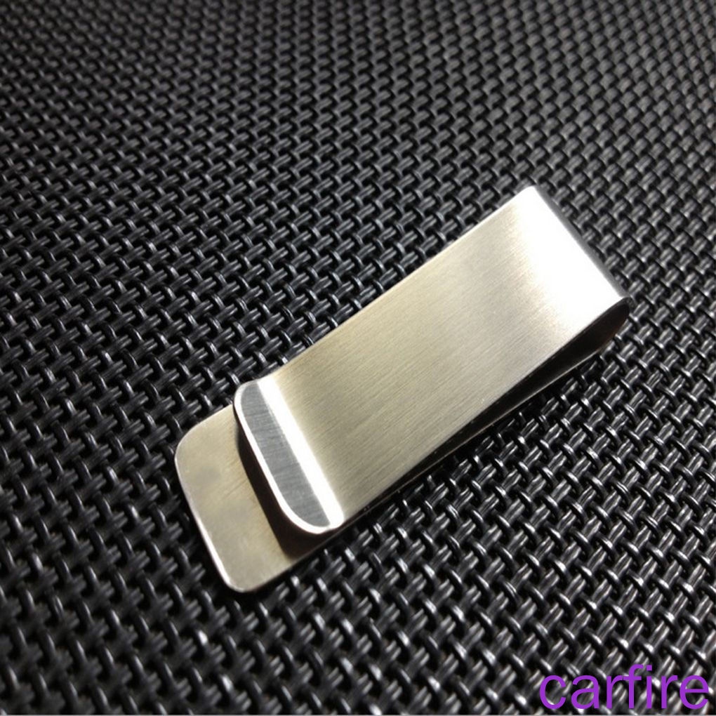 Kẹp giữ tiền/thẻ bằng thép không gỉ màu sắc bạc