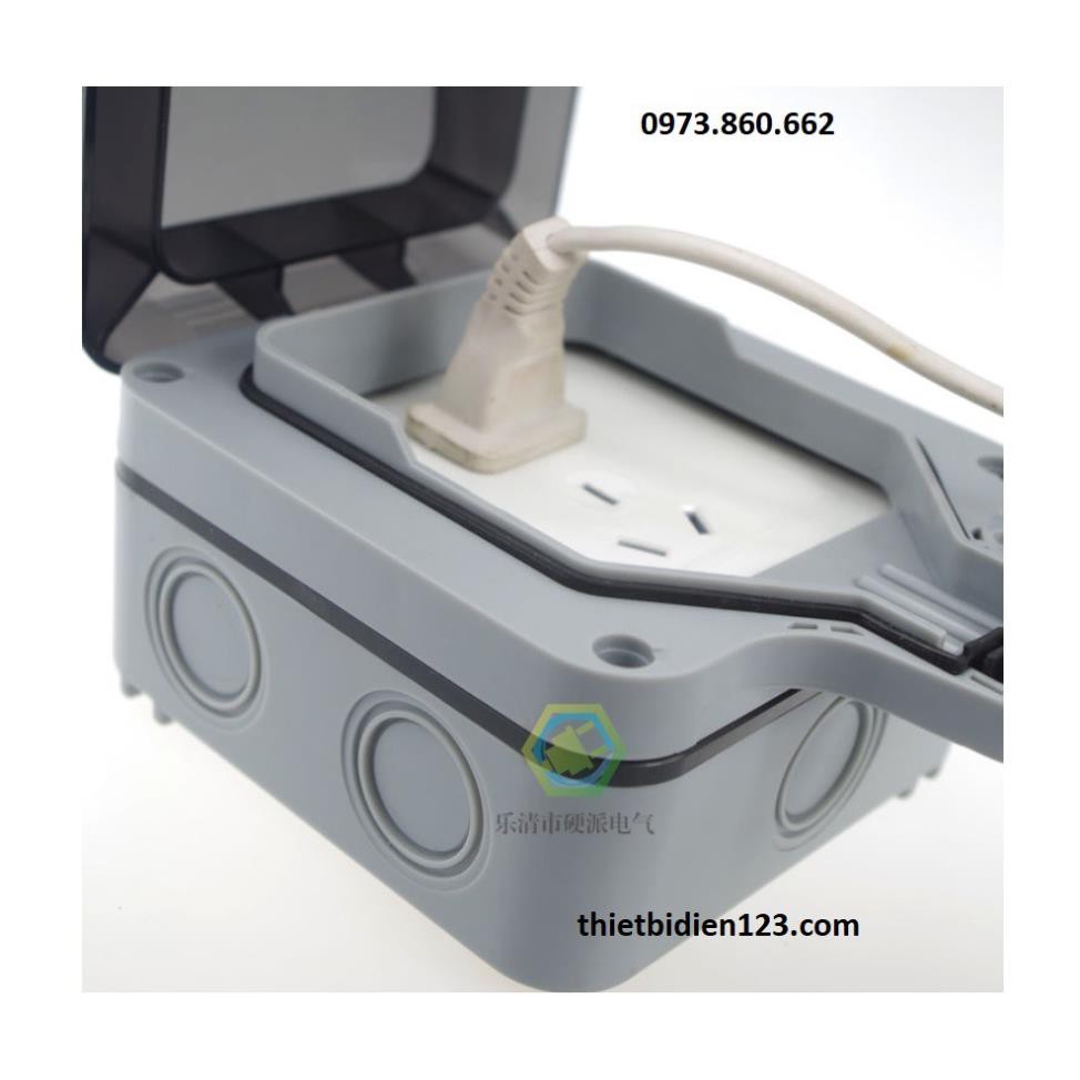Ổ Cắm chống nước nhà tắm cao cấp -Ổ cắm điện ngoài trời IP67