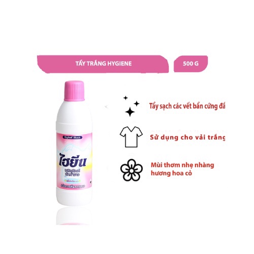 Nước tẩy trắng quần áo trắng và áo màu thái lan dung tích 250ml - Dbavio