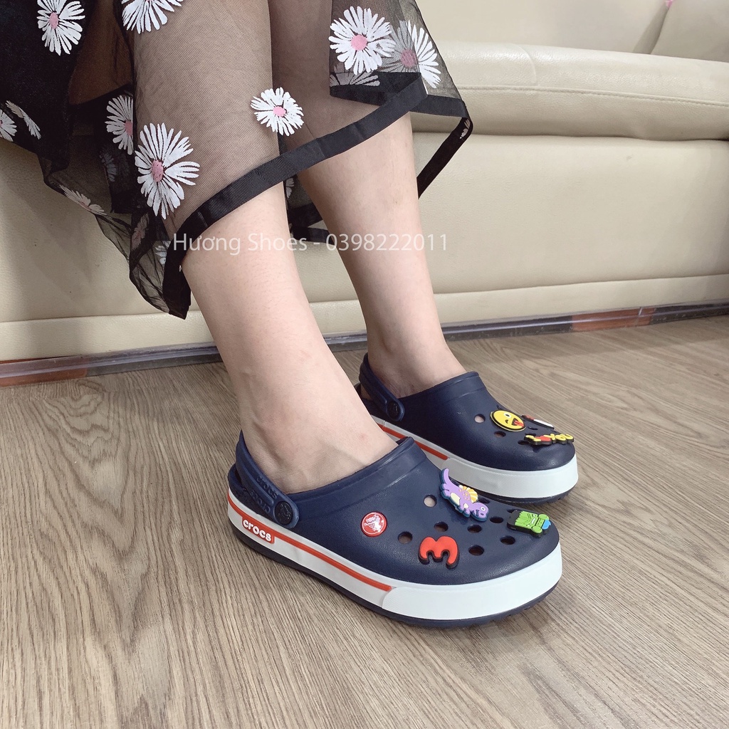 Dép sục Crocband II.5 êm nhẹ, bền đẹp, đế ma sát cho nam nữ