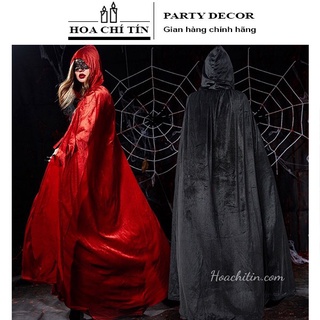 Áo choàng nhung hoá trang dự tiệc trang phục Halloween