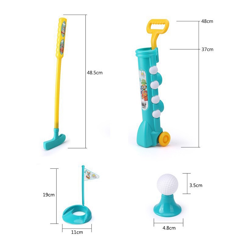 [Mã LIFE20KALL giảm 10% đơn 50K] Bộ Đồ Chơi Đánh Golf Chuyên Nghiệp Dành Cho Bé Vui Chơi Vận Động