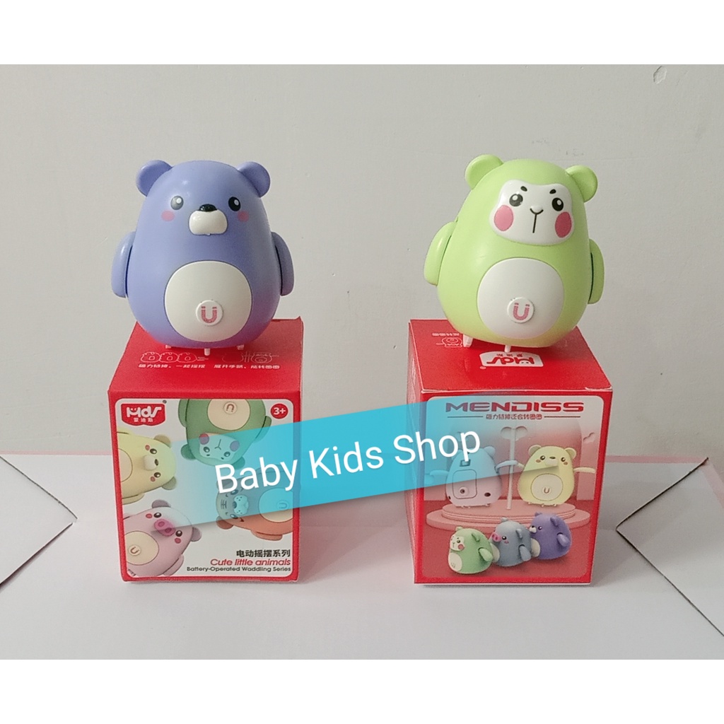 [Mã LIFE0503TOYS giảm 10% đơn 0Đ] Lật đật hình con vật cao cấp( Chạy pin, ngộ nghĩnh, dễ thương, cute có nam châm)