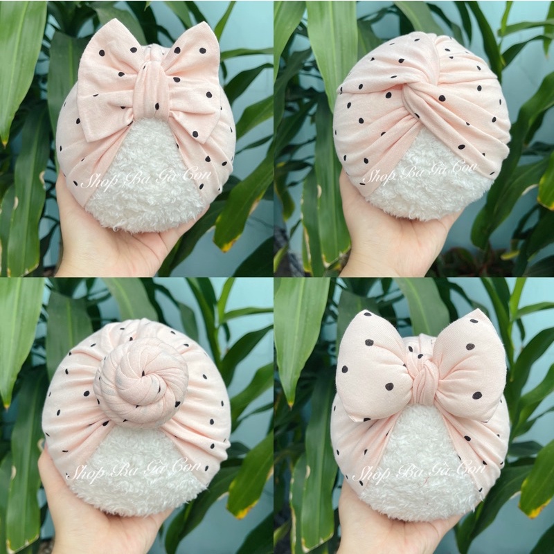 Mũ turban cho bé