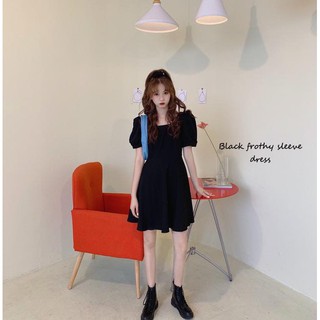 Hanvi Dress - Đầm basic cổ vuông 3 màu