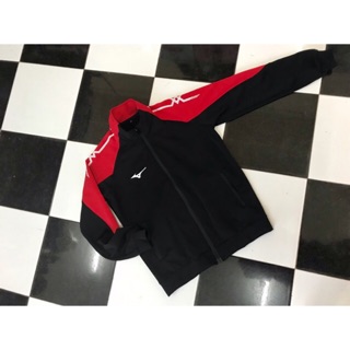 Áo khoác mizuno đen trơn