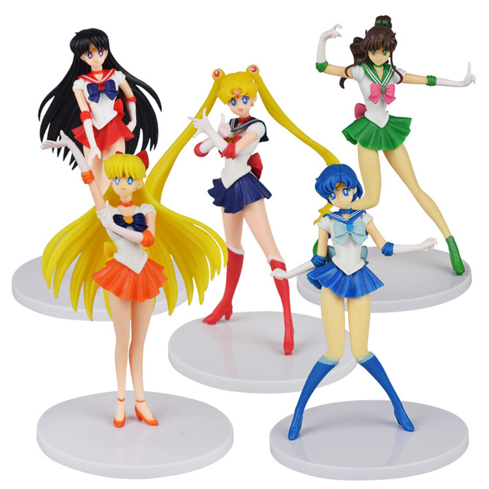 SAILOR MOON SAILOR MOON Mô Hình Thủy Thủ Mặt Trăng Trang Trí Đáng Yêu