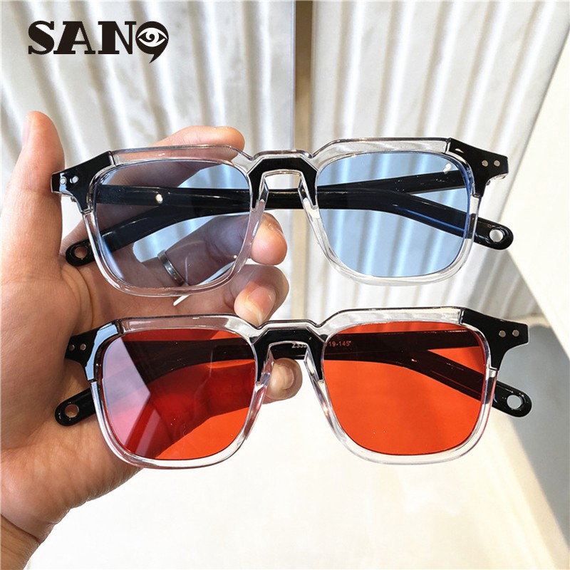 Kính mắt màu kẹo thiết kế gọng nhỏ hợp thời trang cho nam/nữ