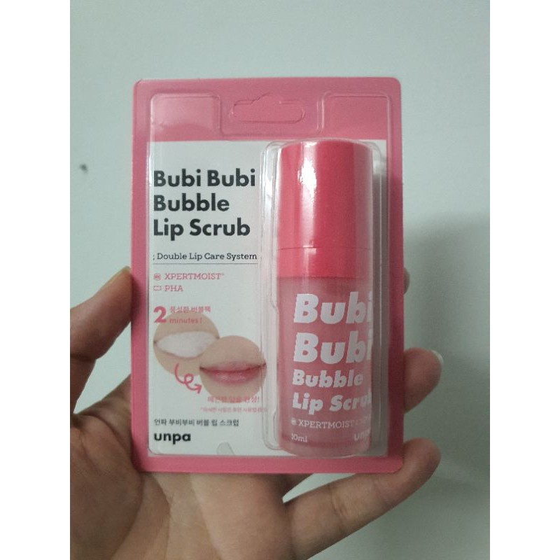 Tẩy da chết môi sủi bọt Bubi Bubi Bubble Lip Scrub