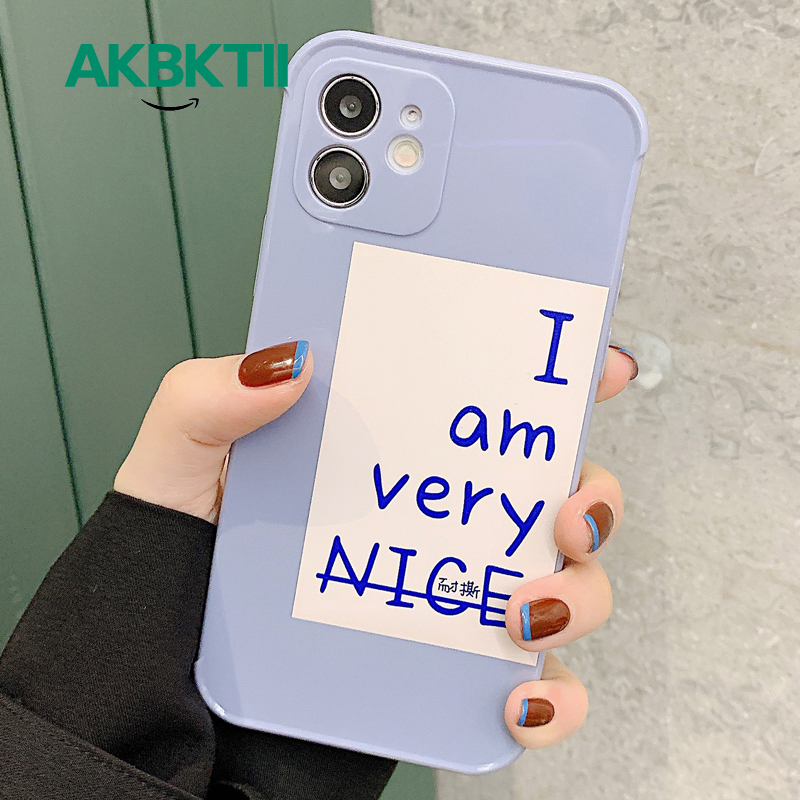 Ốp Lưng Mềm In Chữ Tiếng Anh Đơn Giản Cho Iphone 12 Pro Max 11 X Xs Xr 8 7 Plus Se 2020 | BigBuy360 - bigbuy360.vn