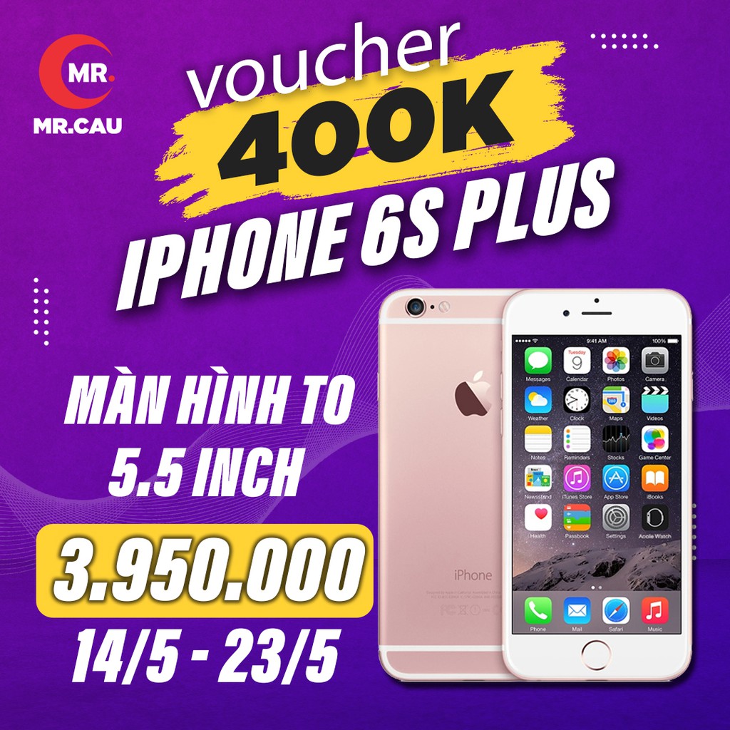 Điện thoại iPhone 6s PLUS - 64GB Quốc Tế Chính Hãng Apple Đẹp 99% FREESHIP - MRCAU | BigBuy360 - bigbuy360.vn