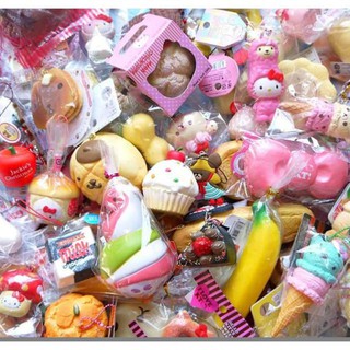 Combo 10 squishy ngẫu nhiên hàng xả hết UHàng nhập khẩu