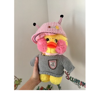 Vịt bông lalafanfan cute 3 phụ kiện